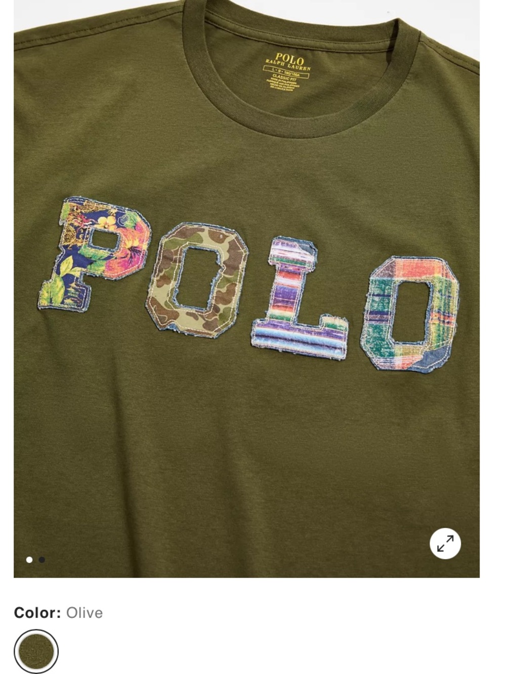 Polo Ralph Lauren Patch Letters
Tee from Urban Outfitters - XXL
